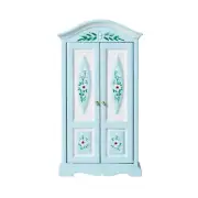 1/12 Scale Dollhouse Miniatures Furniture Wardrobe Shelf Cabinet Vintage Bedroom