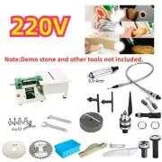 220-240V 750W Jewelry Polishing Machine Rock Polisher Bench Buffer Home Bench AU