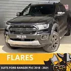 Fender Flares Kit For Ford Ranger PX3 2018+ Wheel Arch Full Set Matte Black Sens