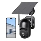 Tefrio Solar Security Cameras Wireless Outdoor with 360° Panoramic View, 2K L...
