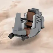 Star Wars Sith Speeder with Darth Mual building block 63 Pcs