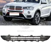 Front Center Bumper Face Bar Grille Grill for 2015-2017 BMW X3 51117338493 (for: BMW)