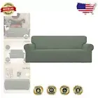 Elastic Bottom Sofa Cover for Oversized Sofas - Soft Stretch Polyester Blend