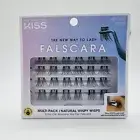 KISS Falscara Multipack False Eyelashes, Lash Clusters, wispy Wisps Torn Box
