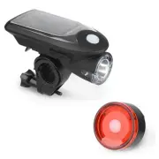 Bike Light Set, USB Rechargeable Bicycle Lights, Powerful Headlight and Bike ...