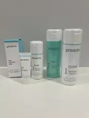 Proactiv Set Face Wash Cleanse, Tone, Lotion, Green Tea, Face Mask Acne Soap