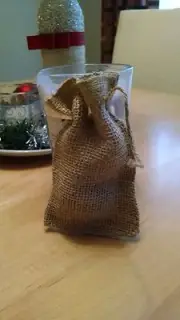 15 Burlap Bags with Drawstring Small 3x5" Party Favors Wedding Gift Birthday!