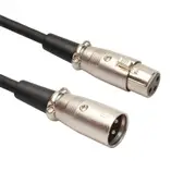 2 Pcs 1.8M 3-Pin Xlr Male To Xlr Female Microphone Cable