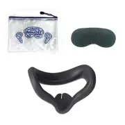 VR Headset Silicon Face Cover & Lens Protective Set only for Oculus Quest 2