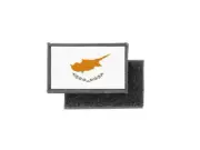 Flag patch printed badge country cyprus