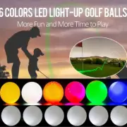 12/36pcs Luminous Night Golf Balls Long Glow In The Dark Light Up Ball Reusable
