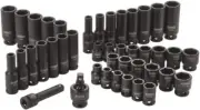 DEWALT Impact Socket Set, SAE/MM, 3/8-Inch Drive, 42-Piece (DWMT19248)