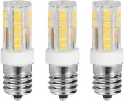 3Pack E17 LED Bulbs for Microwave Oven Appliance,(40W-50W Halogen Bulb Equivalen