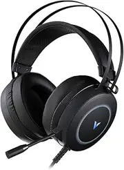 RAPOO VH160 Gaming Headset 7.1 Surround Sound Stereo Headphone USB Microphone Breathing RGB LED Light PC Gaming