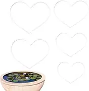 Feeding Ring for Fish Tank - Floating Feeding Ring Heart Shape - Aquarium Floating Plant Corral, for Keeping Floating Plants in Place