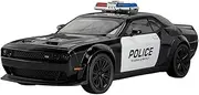 Die-cast 1:22 for Ford Challenger SRT Police Car Model Metal Die-cast Pull Back Sound Light 4 Doors Opened Simulation Vehicle Miniature Vehicle