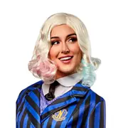 Wednesday Enid Wig Girls Adult Halloween Party Hair Prop Accessory Cosplay