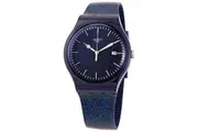 Swatch Men's Glitter Space Blue Dial Watch - SUON401
