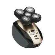 5-in-1 Electric Shaver Razor Rechargeable Shaver Washable 5 Blade Bald Head 4D Floating Cutting IPX7 Waterproof for Men