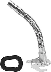 Stainless Steel Fuel Can Spout: 11.61in Flexible Jerry Can Nozzle for 5L 10L 20L Gas Bottles, Durable Fuel Holder with Gasket