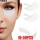50Pcs Eyeshadow Shields Lint Free Eyeshadow Stencil Gel Pad Under Patches USA