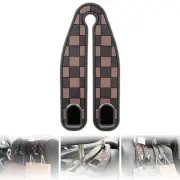 Car Purse Hook for Headrest, Auto Seat Back Storage Hook Bendable PVC Soft Ma...