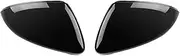 Rearview Side Wing Mirror Cover Case Caps Compatible with Golf 7 Mk7 7.5 GTI Gtd R L E-Golf 2013-2017 (Gloss Black)