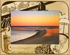 Cape Cod Massachusetts Laser Engraved Wood Picture Frame Landscape (4 x 6)