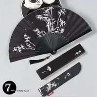 在飛比找ETMall東森購物網優惠-Folding Fan Mens Antique Fan T