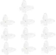 DOITOOL 10PCS Handmade Butterfly Applique for Clothing DIY Delicate Embroidery Patch for Skirts and Accessories Present for Craft Lovers