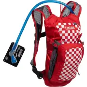 CamelBak Mini M.U.L.E. Kids' Hydration Backpack 50 oz Racing Red Check Pack New