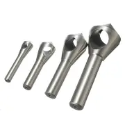 1Set 4Pcs Countersink Deburring Bits Chamfering Drill Oblique Hole Chamfer