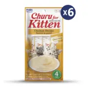 INABA Cat Churu For Kitten Chicken Recipe 56G x 6 Packs
