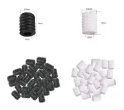 Silicone Cord Locks Adjuster Lanyard Elastic Toggle Stoppers Drawstring 400 Pack