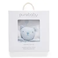 在飛比找momo購物網優惠-【Purebaby】澳洲有機棉 嬰兒棉毯禮盒(新生兒 禮盒 