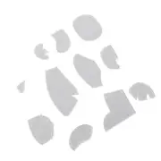 11pcs Elephant Template Ruler Acrylic Quilting Template Cutting Set For Sewing