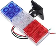TINEASUR Motorcycle Warning Light Led Safety Light Emergency Strobe Red/blue 12v Rear Tail Light for Enhanced Night Visibility