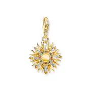 THOMAS SABO Charm Pendant Sun Gold Multicoloured Stones