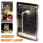 Snowy Night Flowing Night Light Snow Scenery Small Street Light Handmade DIY