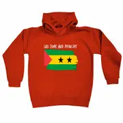 Sao Tome And Principe Country Flag Nationality - Kids Children Hoodie
