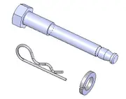 Yakima Holdup/TwoTimer 1.25 Inch Mounting Hardware (Hitch Pin / Split Pin / Washer) 8880129