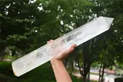 4.2kg Natural Clear quartz Obelisk Quartz Crystal Wand Point Tower Reiki Healing