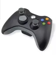 Wireless Game Controller Gamepad for Microsoft XBOX 360 & PC WIN 7 8 10 Black