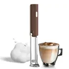 Electric Milk Frother Rechargeable Handheld Foam Maker for Coffee 3 Levels D7Y0