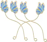 BESTYASH 2 Pairs Elegant Butterfly Eyelash Display Stick Decorative Holder for False Eyelashes Portable and Easy to Display Tool for Beauty Salons and Personal Use