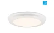 Commercial Electric 13 in. White Selectable LED Flush Mount Light Fixture