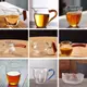 公道杯茶海茶具公杯分茶器茶漏加厚玻璃大號日式耐熱玻璃有把個性