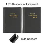 120Grid BLACK COIN BOOK ALBUM FOLDER FOR COLLECTION MONEY PENNY STORAGE HOLDER