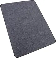 OFFSCH Multi Functional Chair Mat for Carpet Non Slip Office Floor Protector for Rolling Chairs Deep Grey Easy to Clean TPR Material for Hardwood Tile Laminate and Linoleum Floors