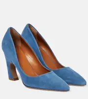 [Chloe] Chloé Oli suede pumps AU 6 blue